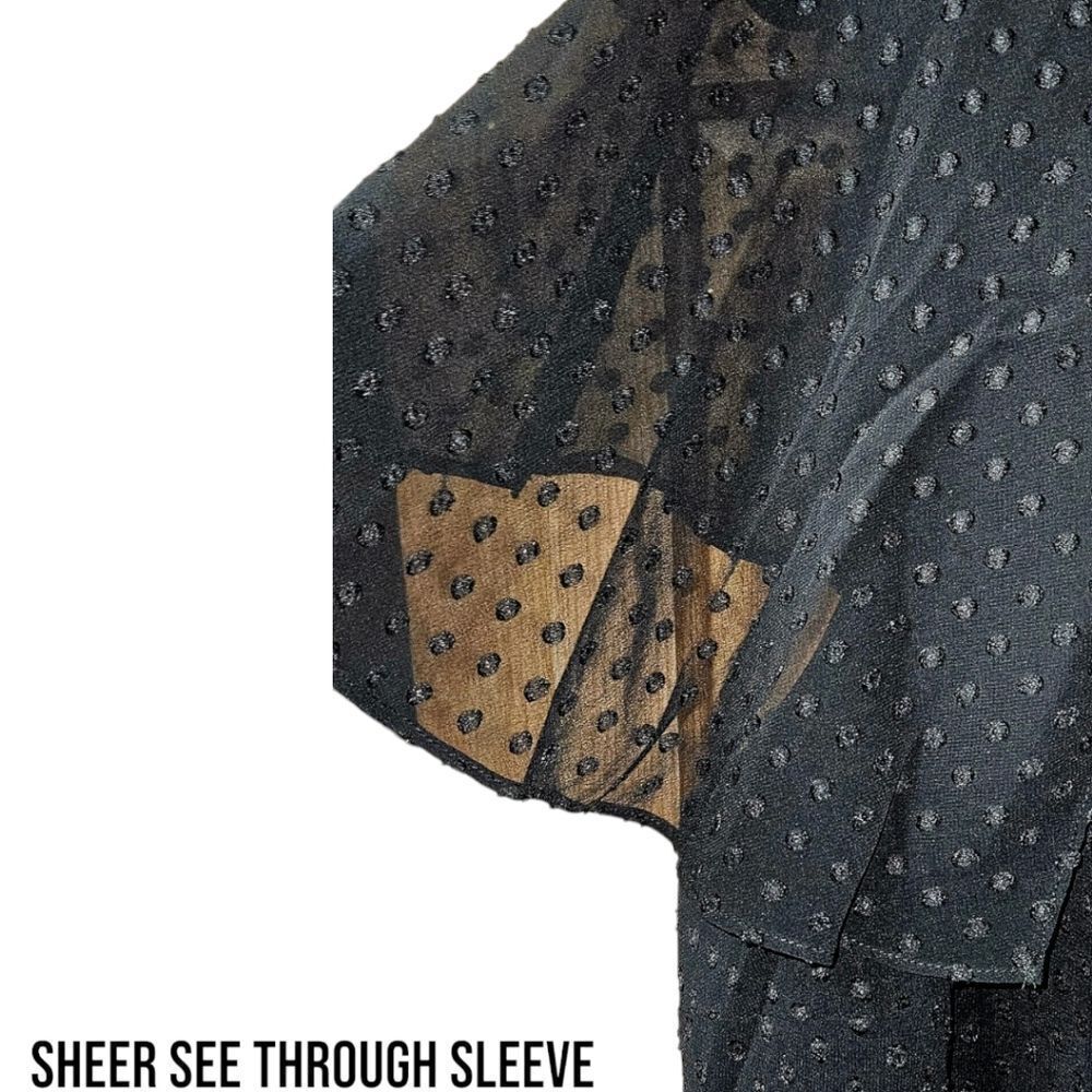 ISAACMIZRAHI LIVE! Plus, Size Black Flutter Clip … - image 4